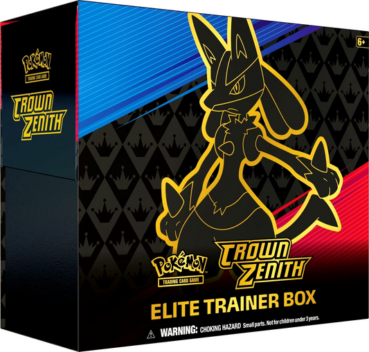 Pokemon TCG Crown Zenith SWSH12.5 Elite Trainer Box ETB