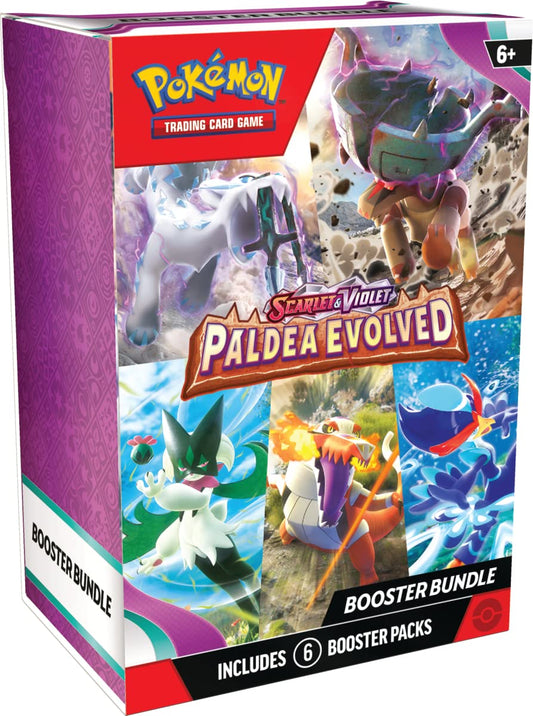 Pokemon TCG Paldea Evolved SV02 Booster Bundle