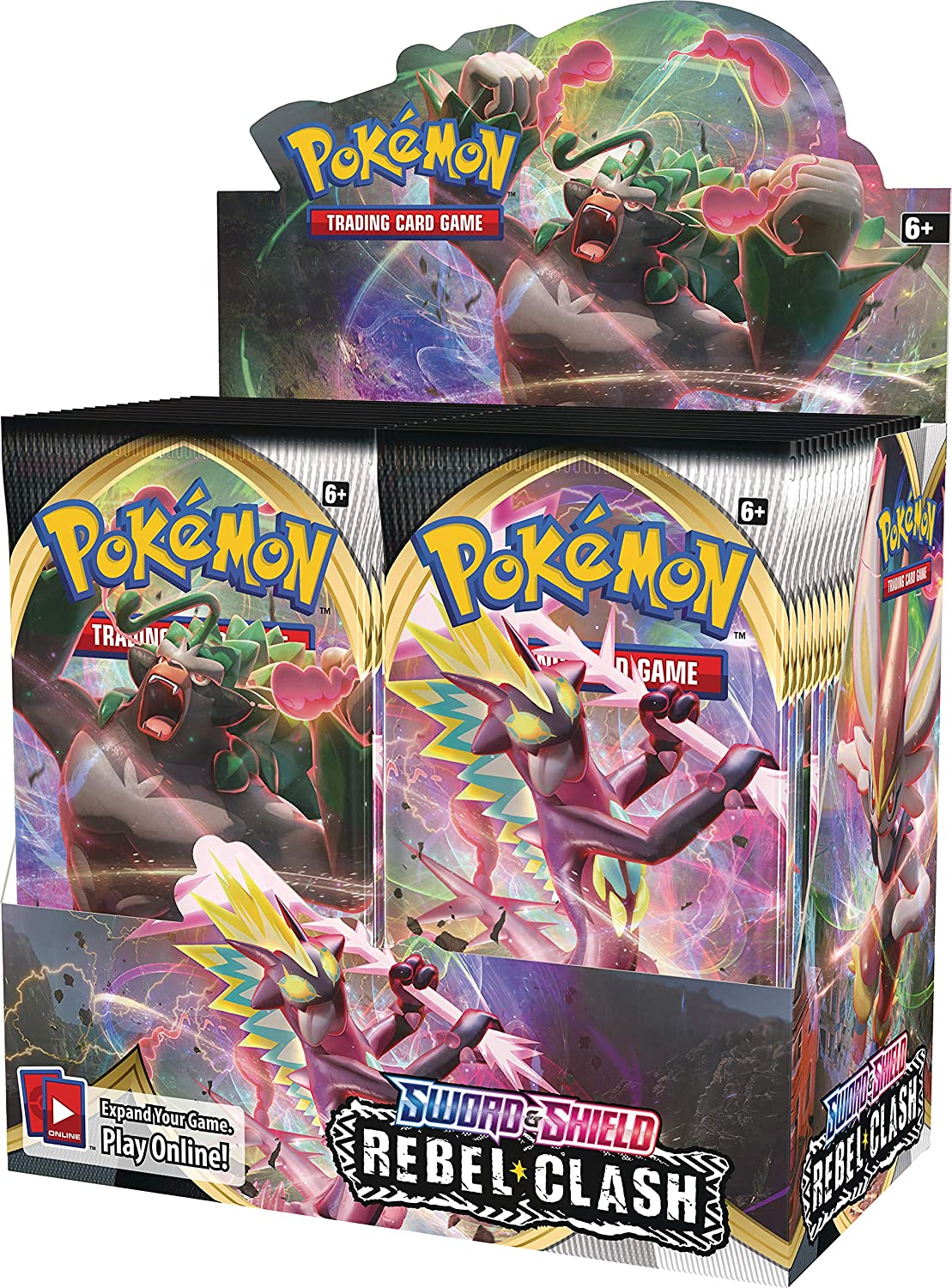 Pokemon TCG Rebel Clash SWSH02 Booster Box, factory sealed