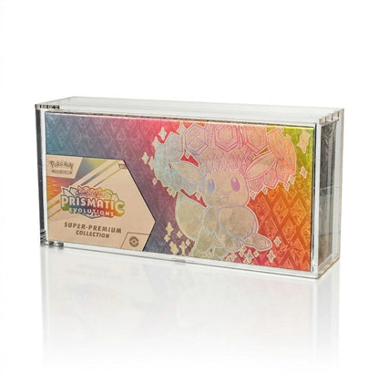 Pokemon Prismatic Evolutions Super Premium Collection Acrylic Case